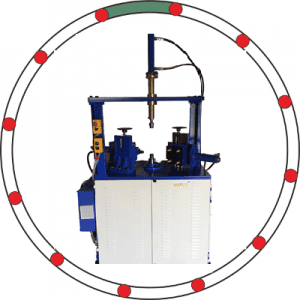 Automatic trimming & beading machine for cookware & utensils edge trimming & beading