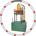 4 Column Hydraulic Press for manufacturing stainless steel / aluminium cookwares & utensils